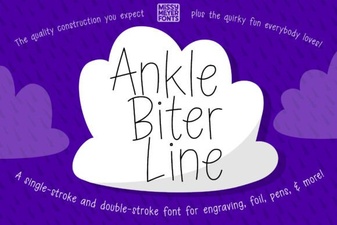 Ankle Biter Font Projects & Download Instructions