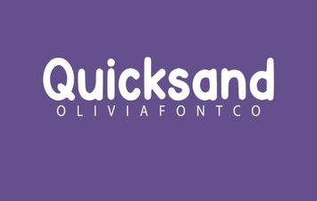 Quicksand Font: Modern Sans-Serif Design Examples
